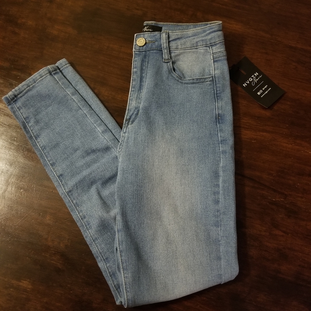 NWT NVGTN Light wash jeans - Picture 5 of 9
